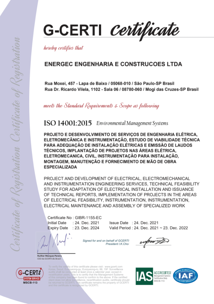 CERTIFICADO ISO 14001